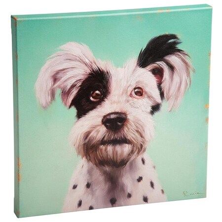 Design Toscano Follow Your Nose, No. 8 Schnauzer Dalmatian Dog Canvas Wrap Replica Painting: Large DA5462